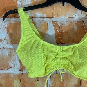Xhilaration Swim Xhilaration Textured Cinch Front Bralette Bikini Poshmark